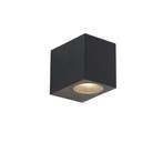 Moderne wandlamp zwart GU10 50mm IP44 - Baleno, Verzenden, Nieuw