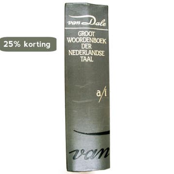 1 Van dale groot woordenboek nederlandse taal A/I, Verzenden, Gelezen, Johan Hendrik Van Dale