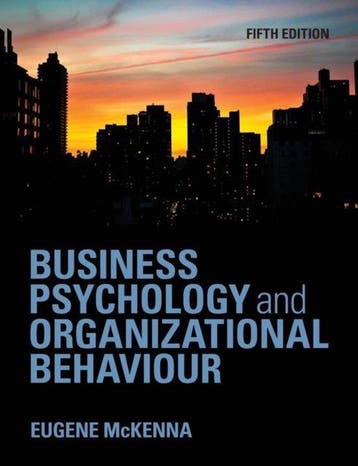 Business Psychology and Organizational Behaviour - Mckenna, Verzenden, Gelezen, Mckenna