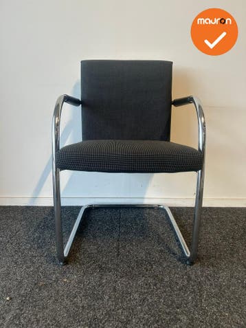 Vitra Visasoft vergaderstoel - Refurbished - Chroom frame -, Vergader- of Presentatieruimte, Ophalen of Verzenden, Gebruikt, Stoel