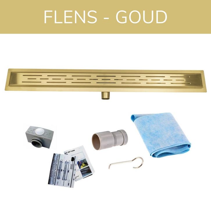 Douchegoot BWS Colorato Compleet Goud (Alle Maten), Doe-het-zelf en Verbouw, Sanitair, Douche, Nieuw, Ophalen of Verzenden