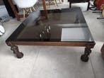 inconnu - inconnu - Salontafel - Beeldhouwd massief hout +