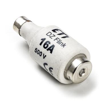Smeltzekering - Q-link (Snel, 16A, 5 stuks, Grijs), Verzenden, Nieuw
