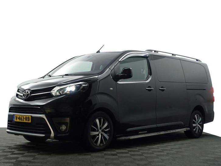 Toyota ProAce Worker 2.0 D-4D Dubbele Cabine 5 Pers Dynamic, Auto's, Bestelauto's, Dealer onderhouden, Lease, Zwart, Automaat