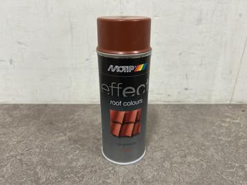 Veiling - 12x Motip metaaldakverf 400ml baksteenrood, Nieuw