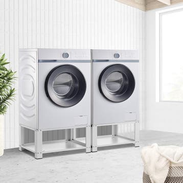 [en.casa] Wasmachine sokkel dubbel Cremlingen verhoger met p, Verzenden, Nieuw
