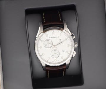 Hamilton - Jazzmaster Thinline Chrono Quartz - Zonder, Nieuw