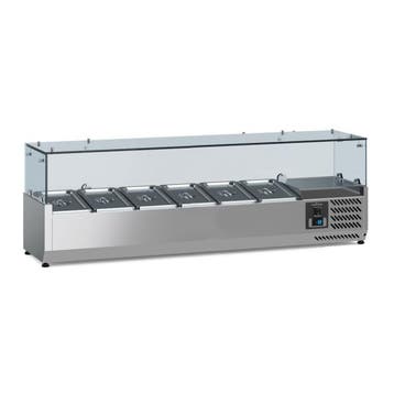 Ecofrost Opzetkoelvitrine 6x 1/3 GN | RVS | 1400mm, Ophalen of Verzenden, Nieuw