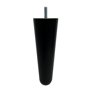 Zwart beuken meubelpootje 180x62mm met afgeronde onderzijde, Ophalen of Verzenden, Nieuw