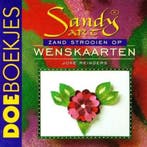 Sandy Art zand strooien op wenskaarten / Doeboekjes, Verzenden, Zo goed als nieuw, J. Reinders