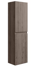 Badkamerkast Angela 40 x 30 x 150 cm Bruin Eiken Kolomkast, Verzenden, Nieuw, (Half)hoge kast