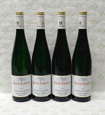 2012 Grans-Fassian, Trittenheimer Apotheke Riesling - Moezel, Nieuw