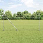 vidaXL Afrasteringspaal Gegalvaniseerd 50 x 1,2 m Staal, Verzenden, Nieuw, IJzer