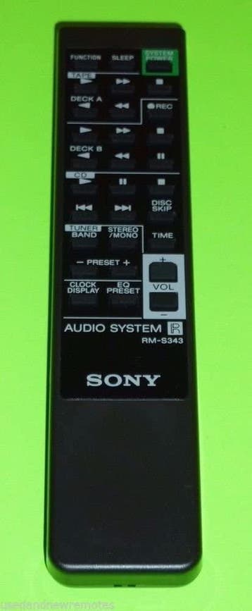 Afstandsbediening sony rm-s343, Ophalen of Verzenden, Nieuw, Origineel