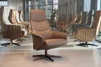 Gealux Basic 8020 design draai bijzet (relax) fauteuil leer, Huis en Inrichting, Fauteuils, Ophalen of Verzenden, Nieuw, Leer