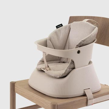 Hannie Draagbare Kinderstoel in White Sand, Verzenden, Nieuw, Meegroeistoel, Gordel(s)