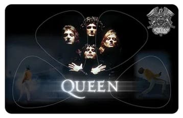 Queen - Pikcard met 4 plectrums officiële merchandise, Ophalen of Verzenden, Nieuw, Instrument of Toebehoren