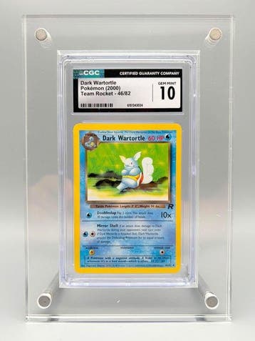 Pokémon Graded card - Dark Wartortle - CGC 10 - WOTC - Team, Nieuw