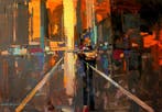 Adam Wajerczyk - New York street XL, Antiek en Kunst