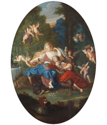 Louis de Silvestre (1675-1760), Navolger van - Renaud and, Antiek en Kunst, Kunst | Schilderijen | Klassiek