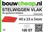 Stelwiggen 40x23x5mm (100 st.), Verzenden, Nieuw