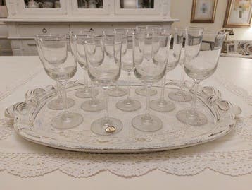 Drinkservies (12) - Kristal - SetCalici vintage BOHEMIA