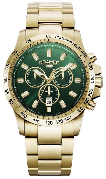 Roamer Rimini 861837 48 75 20 horloge 45 mm, Sieraden, Tassen en Uiterlijk, Horloges | Heren, Overige merken, Staal, Verzenden