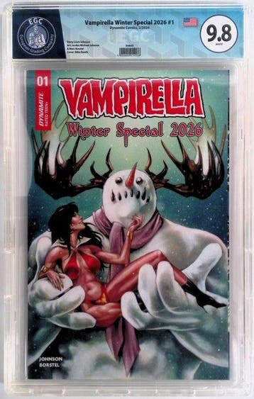 Vampirella Winter Speical 2026 #1 - EGC 9.8 - 1 Graded comic, Boeken, Nieuw