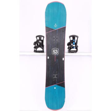 153 snowboard NIDECKER RHYTHM SERIES WIDE, Blue/red, CAMBER, Sport en Fitness, Verzenden, Gebruikt