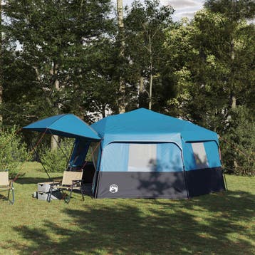 vidaXL Instant tent met regenhuif voor 12 personen met, Verzenden, Nieuw, Tot en met 2