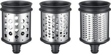 KitchenAid groente/ kaas raspen uitbreidingsset met 3 raspen, Ophalen of Verzenden, Zo goed als nieuw