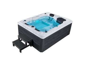 Veiling - Whirlpool Oasis voor buiten - 3 persoons bubbelbad, Tuin en Terras, Nieuw