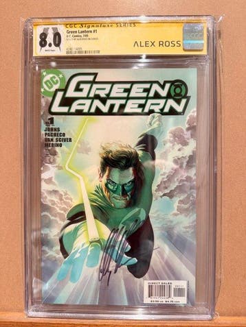 Green Lantern (Vol. 4) #1 - Alex Ross Variant - Signed by, Nieuw