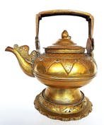 Minangkabau-Maleis bronzen waterkan of ketel (kendi) -