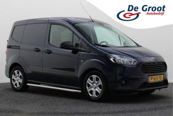 Ford Transit Courier 1.5 TDCI Trend, Gebruikt, Blauw, Leder, Dealer onderhouden