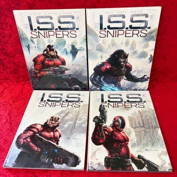 I.S.S. Snipers 1 t/m 4 - Bijna complete reeks HC - 4 Album -, Boeken, Stripboeken, Nieuw