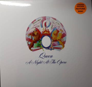 vinyl picture / shape - Queen - A Night At The Opera (UK,..., Verzenden, Zo goed als nieuw