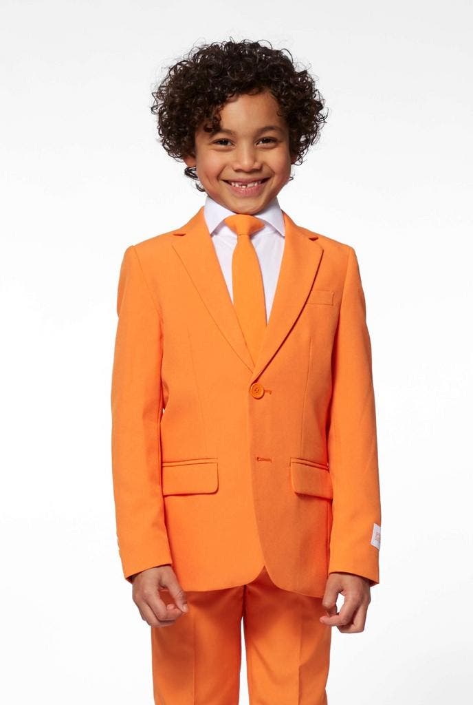 Maatpak Chic Jongen Oranje Opposuits, Kleding | Heren, Carnavalskleding en Feestkleding, Nieuw, Ophalen of Verzenden
