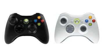 Extra korting Xbox 360 Controller Wireless - Zwart / Wit -, Ophalen of Verzenden, Zo goed als nieuw