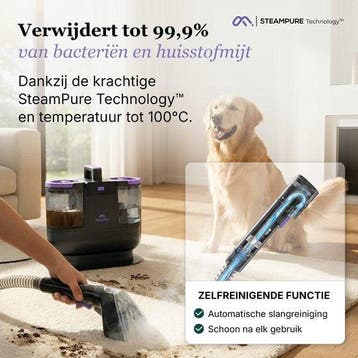 2dekans | Motionflow Tapijtreiniger PRO – Professionele, Doe-het-zelf en Verbouw, Ophalen of Verzenden, Gebruikt