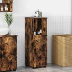 vidaXL Badkamer Kast met opslag Gerookt eiken 30 x 35 x 95, Verzenden, Nieuw