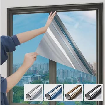 Privacy Raamfolie Spiegel Effect - Zonwerend, Warmte- en UV-, Verzenden, Nieuw