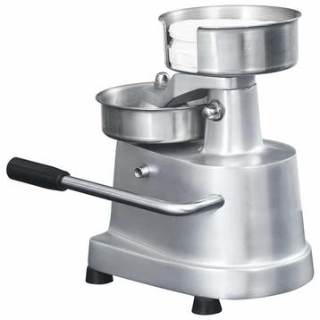 vidaXL Hamburgerpersmachine met 500 scheidingsbladen 10 cm, Verzenden, Nieuw
