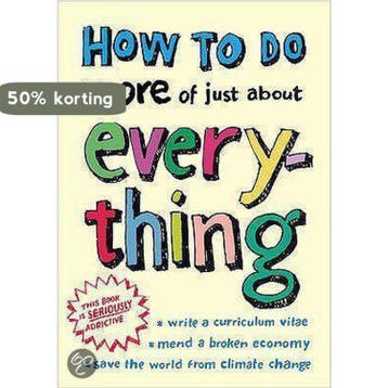 How to Do More of Just About Everything - eHow 9780007315130, Verzenden, Gelezen, EHow