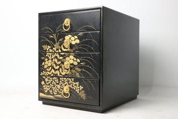 Ladekast - Hout - Japan - Prachtige gouden MakieChest