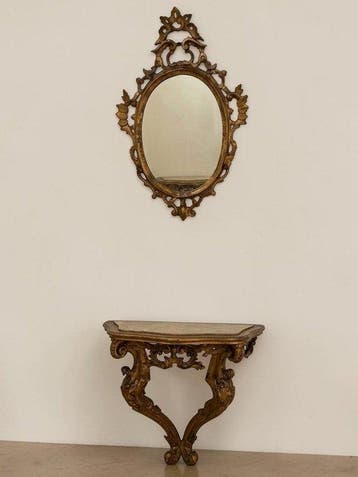 Wandtafel - Hout, Marmer