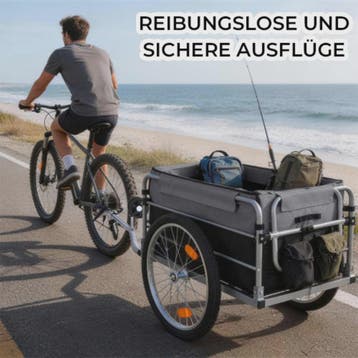 Robuuste Cargo Fietskar met 50 Kg Laadvermogen en Universele, Verzenden, Nieuw