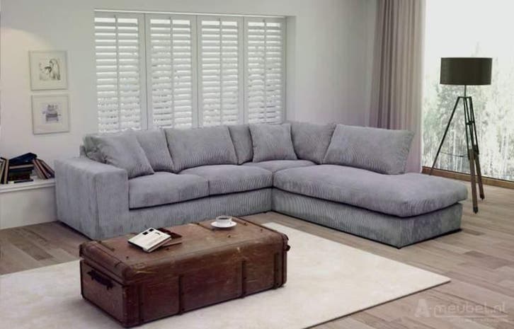 Hoekbank Lelystad - hoekbanken, Huis en Inrichting, Banken | Sofa's en Chaises Longues, 150 cm of meer, Nieuw, 200 tot 250 cm