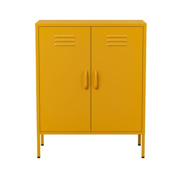 Dressoir | Lockerkast | Opbergkast | 80x40x100cm | Geel, Verzenden, Nieuw