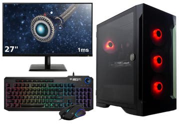 Complete Game PC Setup - 27 Gaming Monitor, Mechanisch T..., Computers en Software, Desktop Pc's, Ophalen of Verzenden, Nieuw